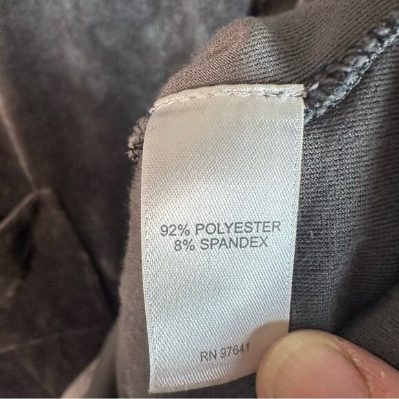 Pure Jill Crushed-Velour V-Neck midi Dress with pockets whimsigoth plus size - Picture 5 of 10